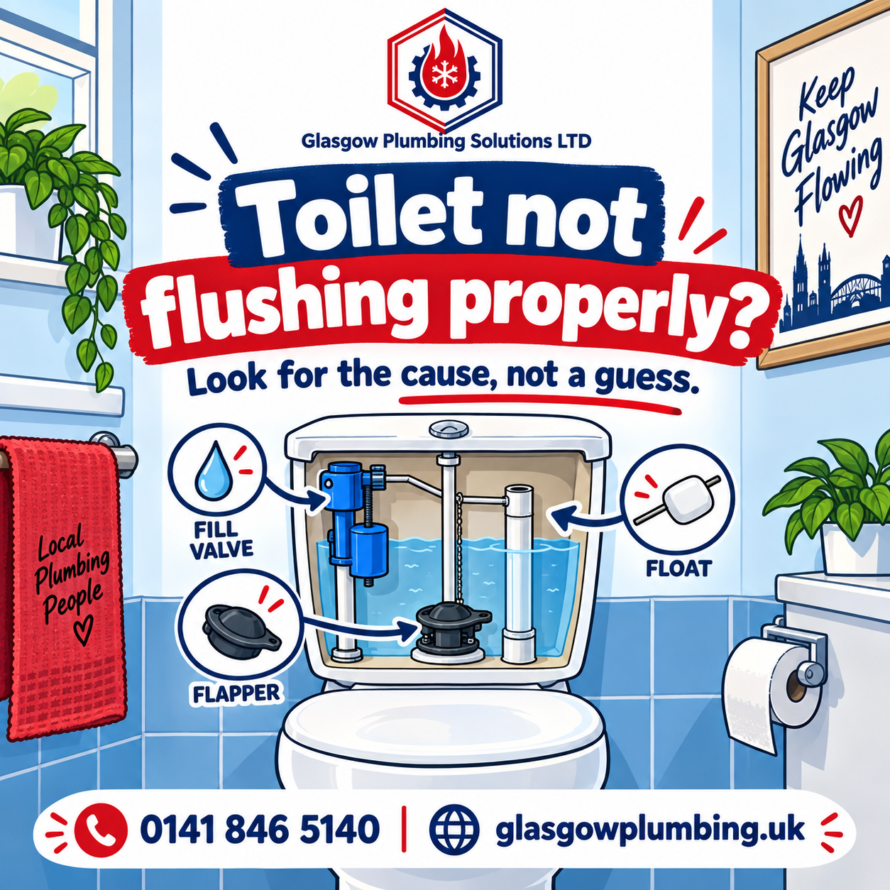 Toilet Not Flushing Properly in Clydebank (2027 Guide)