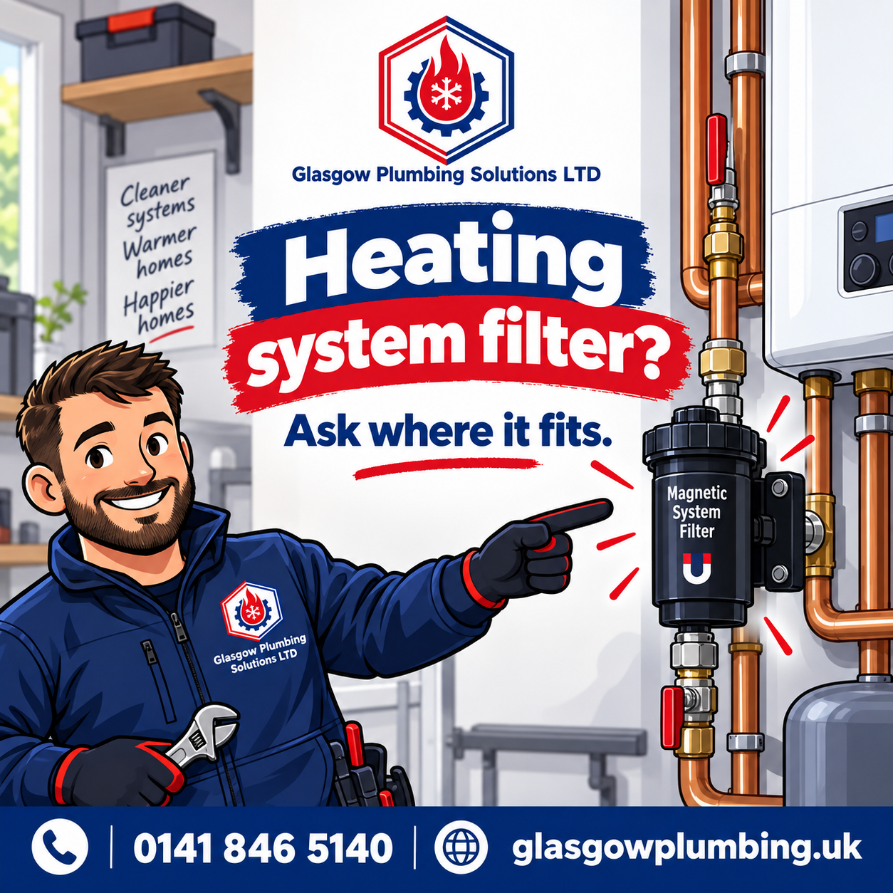 Magnetic System Filter Install in City Centre Glasgow (2027 Guide)